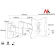 TV Wall Mount Bracket LCD LED Plasma 23-42'' up to 30kg max vesa 200x200 Silver TV Wall Mount Bracket LCD LED Plasma 23-42'' up to 30kg max vesa 200x200 Silver