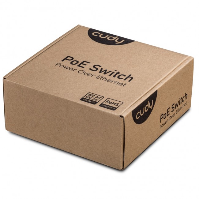 Cudy GS1005P network switch Gigabit Ethernet (10/100/1000) Power over Ethernet (PoE) Grey Cudy GS1005P network switch Gigabit Ethernet (10/100/1000) Power over Ethernet (PoE) Grey