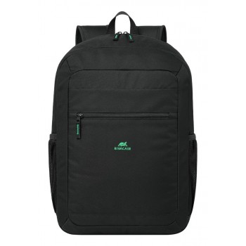 Rivacase Gremio backpack City backpack Black Polyester, Recycled polyethylene terephthalate (rPET)