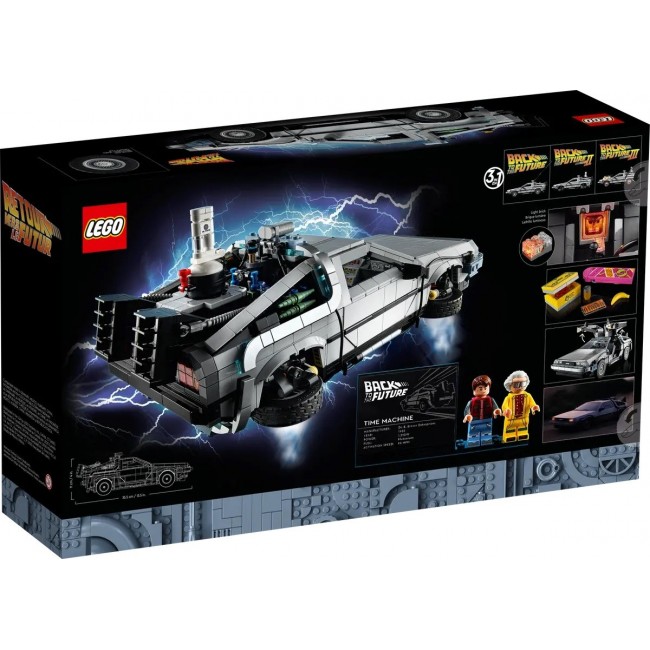 LEGO ICONS 10300 TIME MACHINE FROM BACK TO THE FUTURE LEGO ICONS 10300 TIME MACHINE FROM BACK TO THE FUTURE