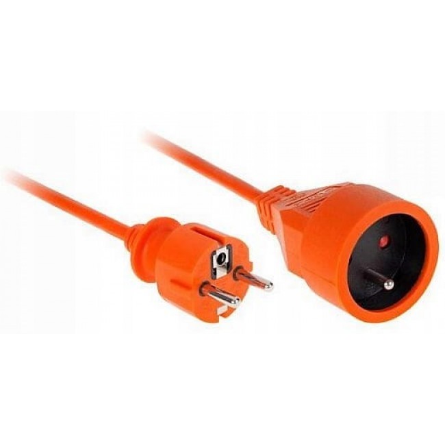 VERTEX PZO20M Retractable extension cable 20 m 3x2,5 mm Orange