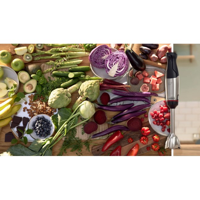 Bosch Serie 6 MSM6M621 blender 0.5 L Immersion blender 1000 W Black, Stainless steel Bosch Serie 6 MSM6M621 blender 0.5 L Immersion blender 1000 W Black, Stainless steel