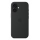 Apple iPhone 16 Silicone Case with MagSafe - Black Apple iPhone 16 Silicone Case with MagSafe - Black