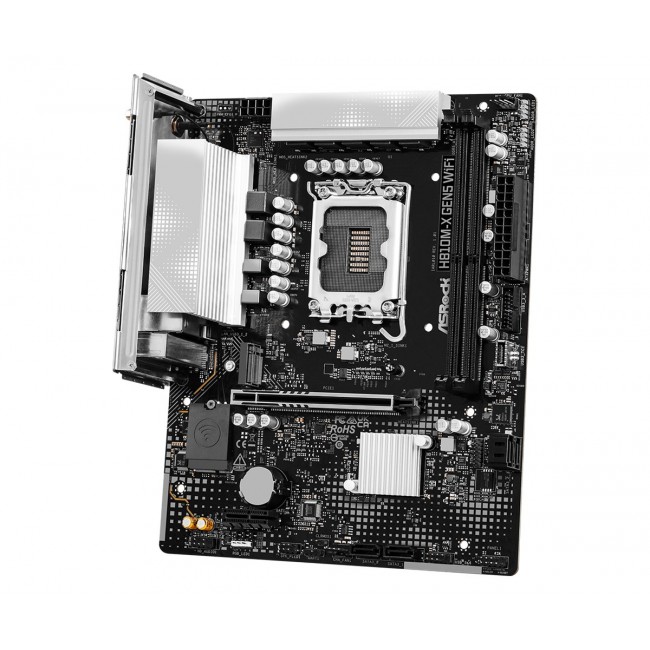 Asrock H810M-X Gen5 WiFi Intel H810 LGA 1851 (Socket V1) micro ATX