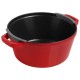Staub La Cocotte Round Cast iron Casserole baking dish -- SET OF 3 PIECES