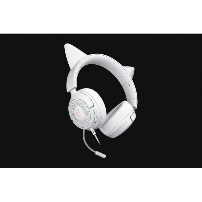 Razer RZ04-05350300-R3M1 headphones/headset Wired Head-band Gaming White
