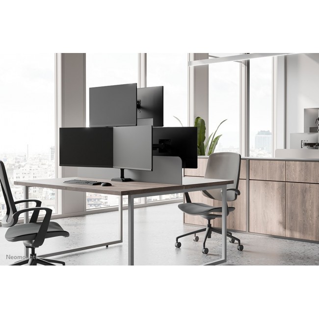 Neomounts DS60-600BL2-1 Triple monitor arm 10-32 Neomounts DS60-600BL2-1 Triple monitor arm 10-32