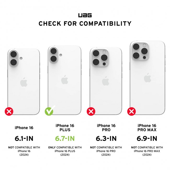UAG Monarch Pro - iPhone 16 Plus (kevlar black)