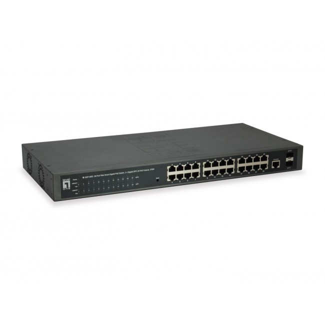 LevelOne GEP-2652 network switch Managed L2 Gigabit Ethernet (10/100/1000) Power over Ethernet (PoE) Grey