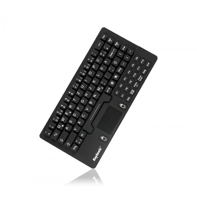 KeySonic KSK-5031IN (DE) keyboard Universal USB QWERTZ German Black