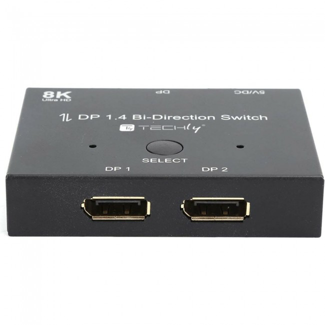 Techly IDATA-DP-2DP-8KT video switch DisplayPort