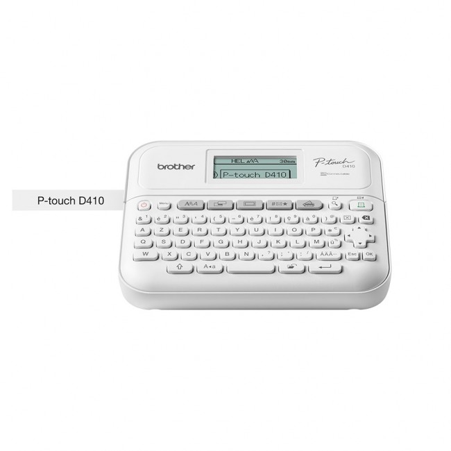 Brother PT-D410 label printer Thermal transfer 180 x 180 DPI 20 mm/sec Wired TZe QWERTY
