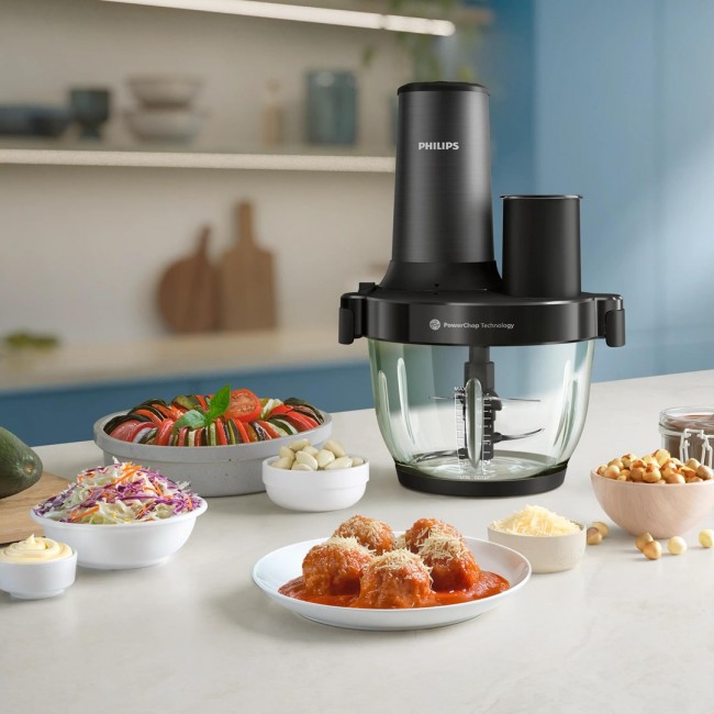 Philips 5000 series HR1507/00 electric food chopper 2 L 650 W Black