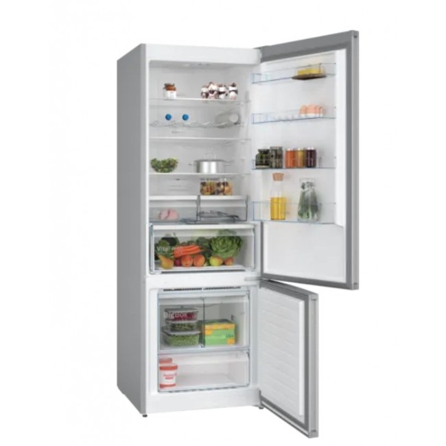 Bosch Serie 4 KGN56XLEB fridge-freezer Freestanding 508 L E Stainless steel