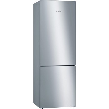 Bosch Serie 6 KGE49AICA fridge-freezer Freestanding 419 L C Stainless steel