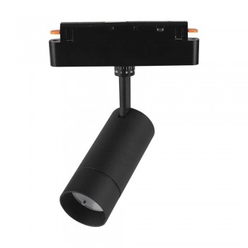 Luminaire Overhang Rail 48V V-TAC 8W LED SMART WiFi TRACKLIGHT 3in1 Black VT-908D 2700K-6400K 700lm