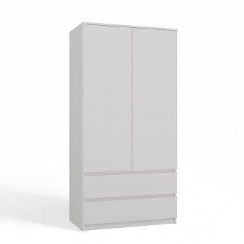 Topeshop SZAFA MALWA B bedroom wardrobe/closet 5 shelves 2 door(s) White