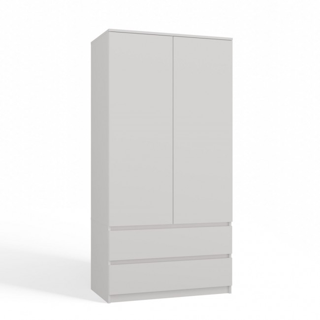 Topeshop SZAFA MALWA B bedroom wardrobe/closet 5 shelves 2 door(s) White