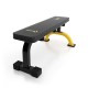 HMS Fitness L8012 Flat weight training bench Gym, Home Black, Yellow HMS Fitness L8012 Flat weight training bench Gym, Home Black, Yellow