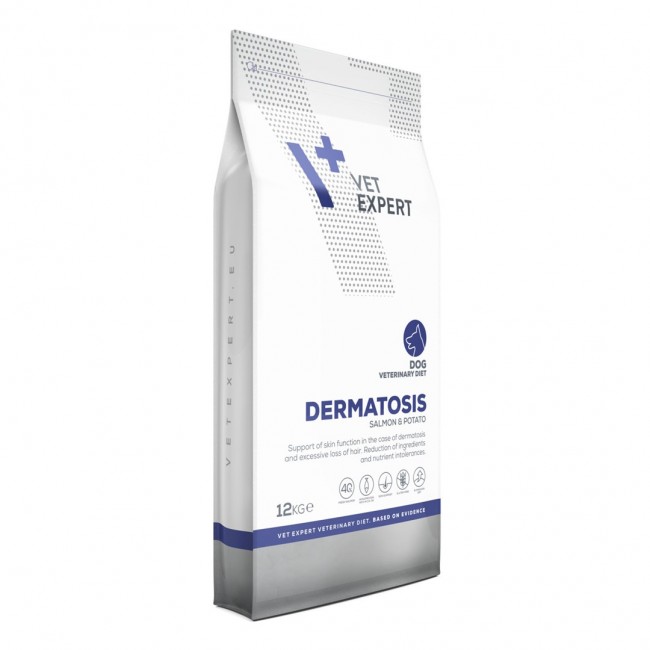 VET EXPERT Veterinary Diet Dermatosis Dog Salmon & Potato - dry dog food - 12 kg VET EXPERT Veterinary Diet Dermatosis Dog Salmon & Potato - dry dog food - 12 kg