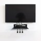 Maclean decoder wall shelf, single, max. 5kg, steel, MC-122 Maclean decoder wall shelf, single, max. 5kg, steel, MC-122