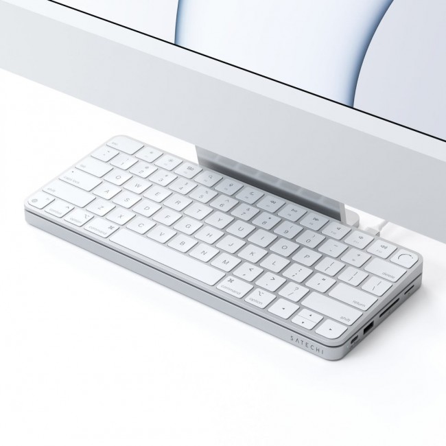 Satechi ST-UCISDS laptop dock/port replicator Wired USB 3.2 Gen 2 (3.1 Gen 2) Type-C Silver