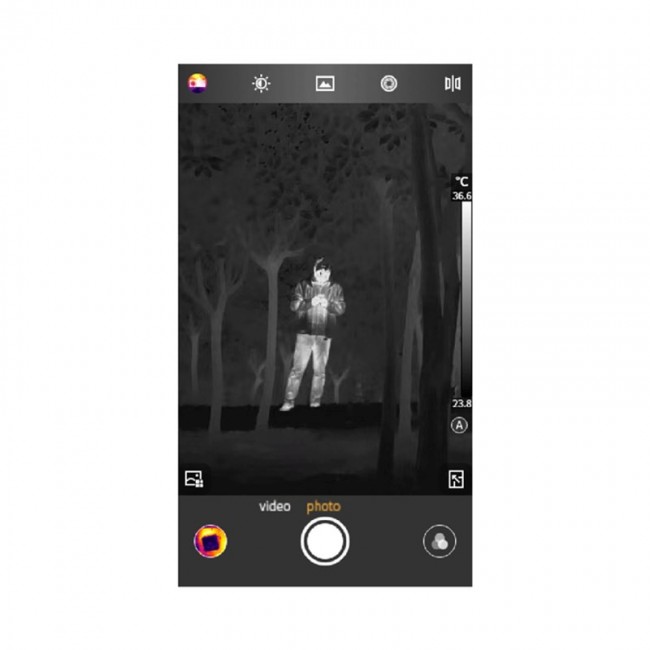 Guide Sensmart M2SA thermal imaging camera Graphite 256 x 192 pixels