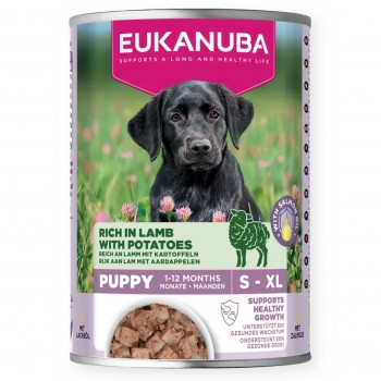EUKANUBA Life Care Puppy Rich in lamb and potatoes - wet dog food - 400g