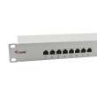 Equip 16-Port Cat.6 Shielded Patch Panel, Light Grey Equip 16-Port Cat.6 Shielded Patch Panel, Light Grey