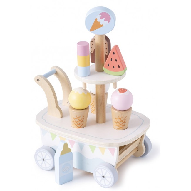 Promis Trolley, wooden ice cream parlor for children