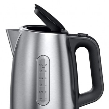 Braun PurShine WK102AI-WK1500BK electric kettle 1.7 L 2200 W Black, Stainless steel