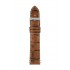 Zeppelin brown leather watch strap, 20 mm