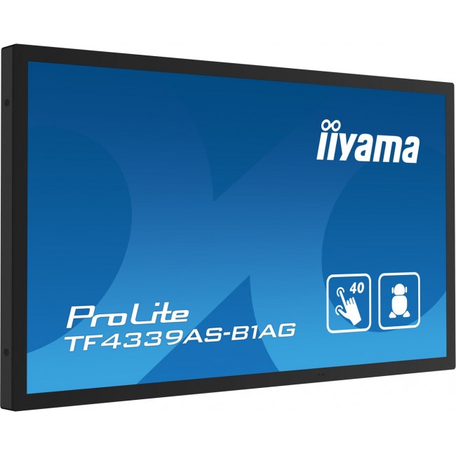 iiyama TF4339AS-B1AG Signage Display Digital signage flat panel 108 cm (42.5 iiyama TF4339AS-B1AG Signage Display Digital signage flat panel 108 cm (42.5