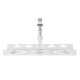 Maclean under-desk cable organizer, max. load 5kg, white, MC-105 W Maclean under-desk cable organizer, max. load 5kg, white, MC-105 W