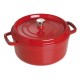 Staub Round Cast Iron Pot - 3.8 ltr, Red Staub Round Cast Iron Pot - 3.8 ltr, Red