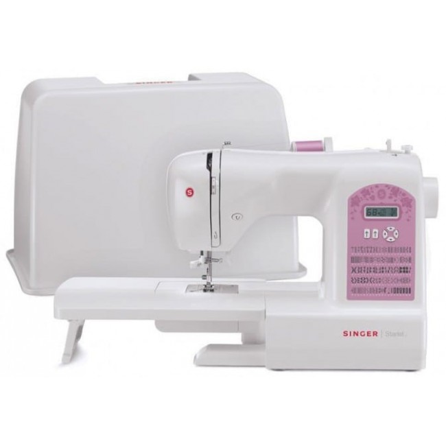 Singer 6699 sewing machine, electronic, white, pink Singer 6699 sewing machine, electronic, white, pink