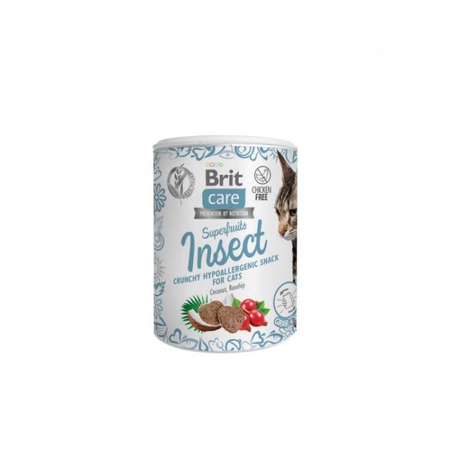 BRIT Care Cat Snack Superfruits Insect - cat treat - 100 g BRIT Care Cat Snack Superfruits Insect - cat treat - 100 g