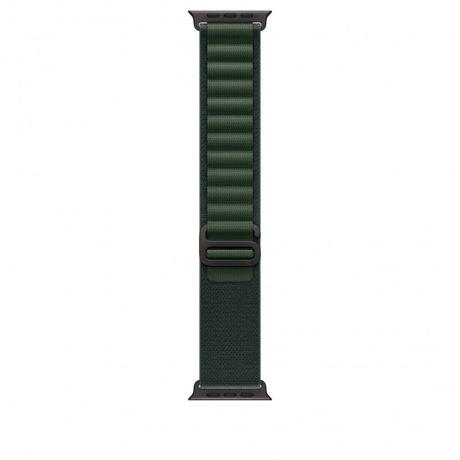 Apple 49mm Dark Green Alpine Loop - Small - Black Titanium Finish