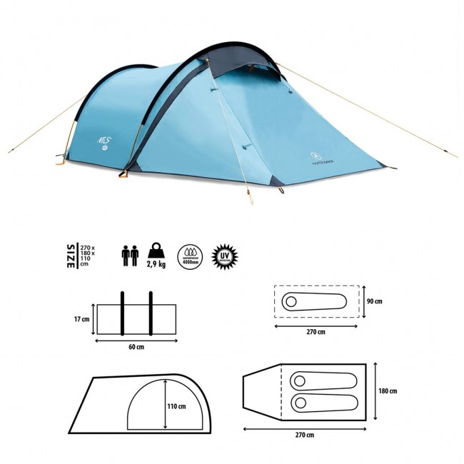 Camping tent - Nils Camp NC6003 North Peak