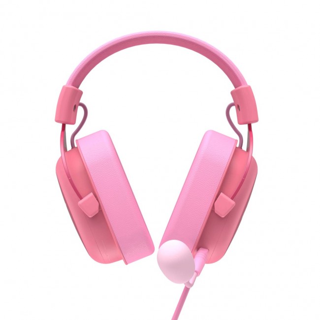Havit H2002d Headset Wired Head-band Gaming Pink
