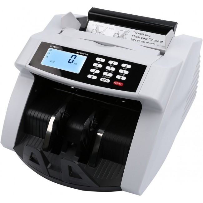 Olympia NC 520 plus Banknote counting machine White Olympia NC 520 plus Banknote counting machine White