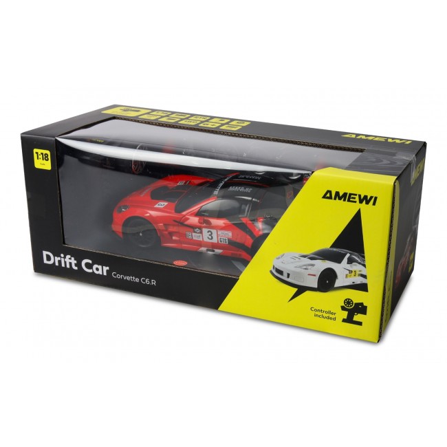 Amewi Corvette C6R Radio-Controlled (RC) model Drift car Electric engine 1:18