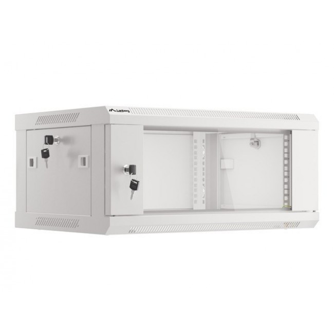 Lanberg WF01-6404-10S rack cabinet 4U Wall mounted rack Grey