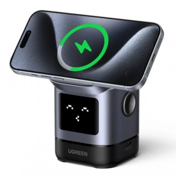 Ugreen 45775 mobile device charger Universal Black, Grey AC Wireless charging Fast charging Indoor