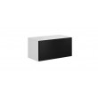Cama full storage cabinet ROCO RO3 75/37/39 white/white/black Cama full storage cabinet ROCO RO3 75/37/39 white/white/black