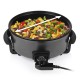 Tristar | Multifunctional grill pan XL | PZ-9135 | Diameter 30 cm | Grill | 1500 W | Lid included | Fixed handle | Black Tristar | Multifunctional grill pan XL | PZ-9135 | Diameter 30 cm | Grill | 1500 W | Lid included | Fixed handle | Black