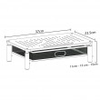 Podstawka pod monitor / laptop Maclean, 13-32 Podstawka pod monitor / laptop Maclean, 13-32