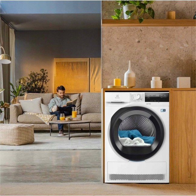 Electrolux EW7DX385AP Heat pump dryer, 8 kg, white Electrolux EW7DX385AP Heat pump dryer, 8 kg, white