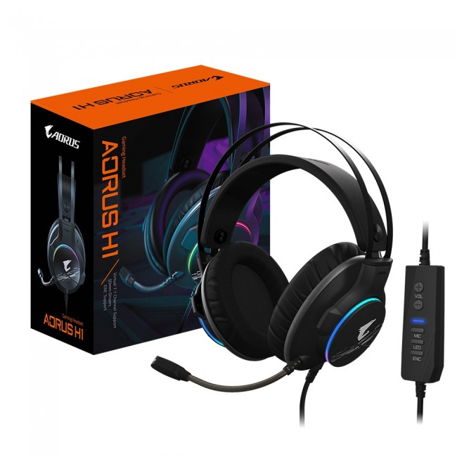 Headphones Micro Gigabyte Aorus H1 RGB Headphones Micro Gigabyte Aorus H1 RGB