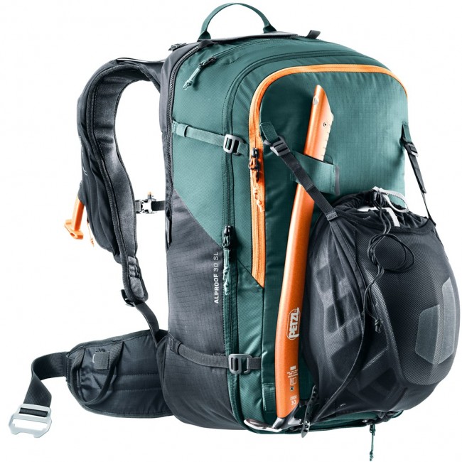 Deuter ALPROOF 30 SL backpack Rucksack Black, Green Denim, Polyamide, Polyester Deuter ALPROOF 30 SL backpack Rucksack Black, Green Denim, Polyamide, Polyester